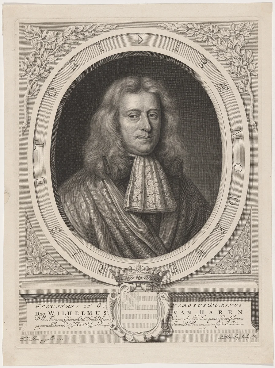 William Van Haren by Abraham Blooteling
Bernard Vaillant, print, 1680