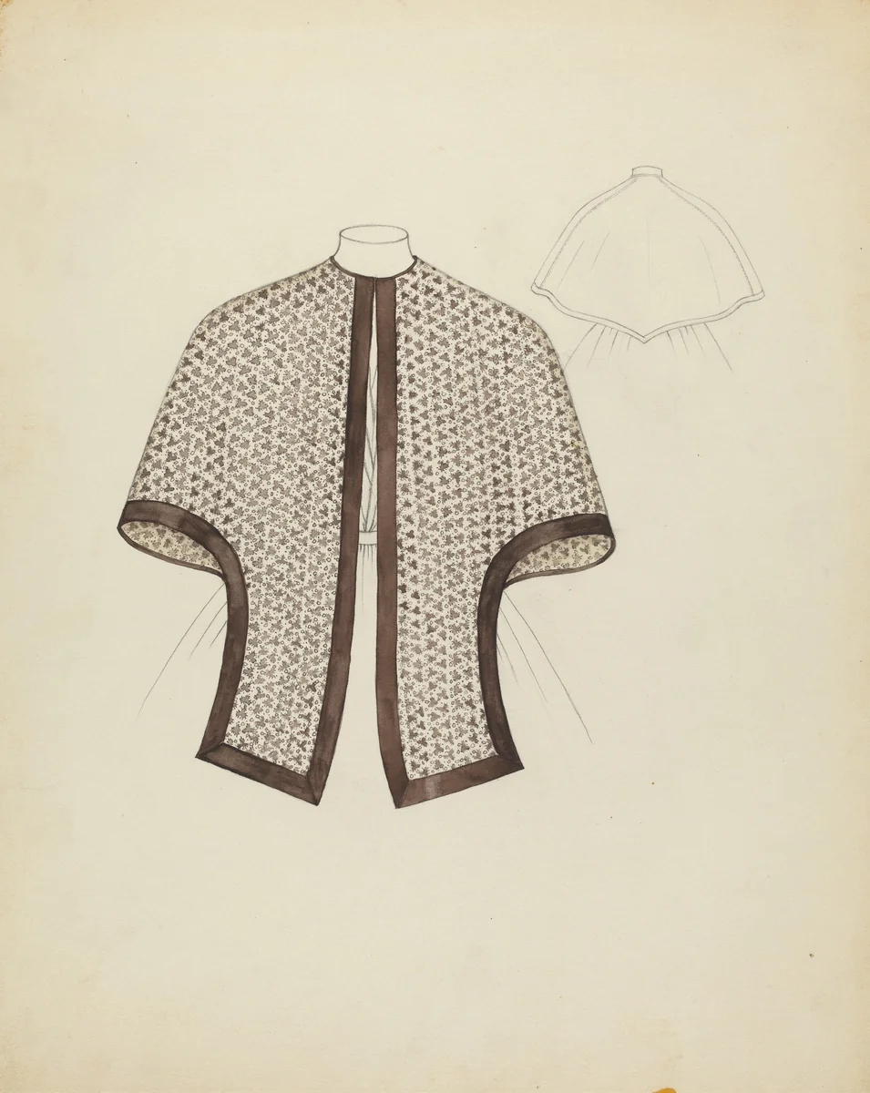 Cape by Rosalia Lane, index of american design, 1940