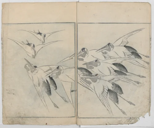 Sonan's Picture Book (Sonan gafu) 楚南画譜 by Onishi Chinnen (大西椿年), book, 1832