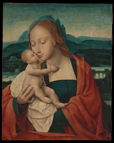 Virgin and Child by Master of the Mansi Magdalen, painting, 1500-1524