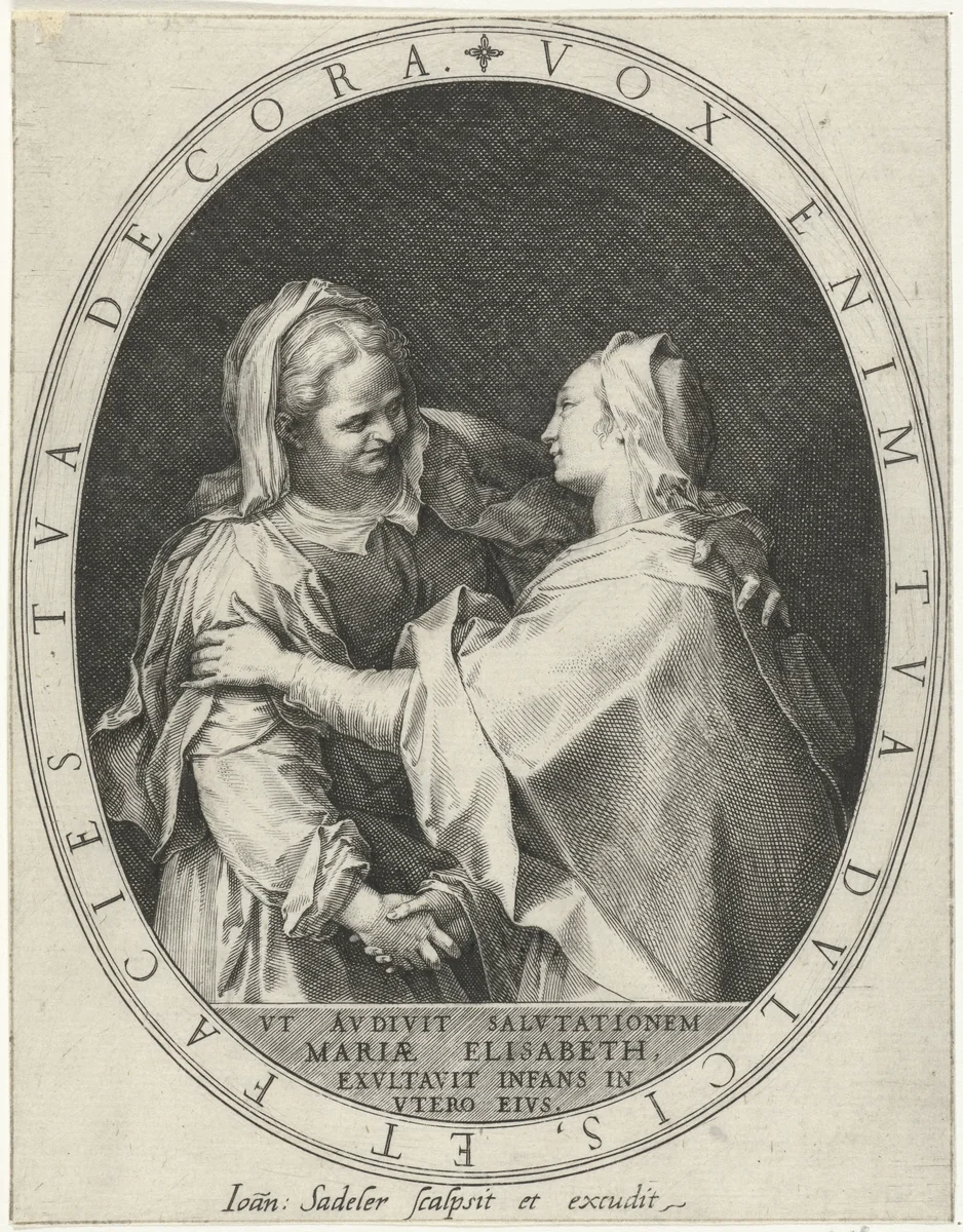 Visitatie by Unknown, print, 1560-1600