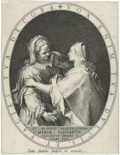 Visitatie by Unknown, print, 1560-1600