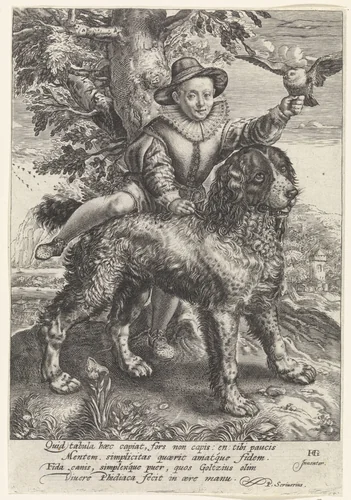 Portret van Frederik de Vries by Crispijn van de Passe, print, 1574-1637