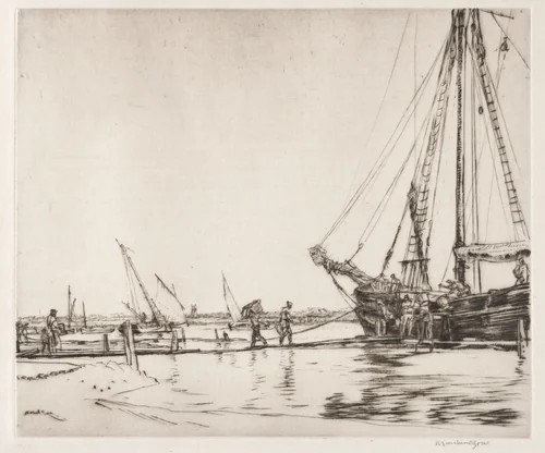 Moy, Ireland by Muirhead Bone, print, 1913