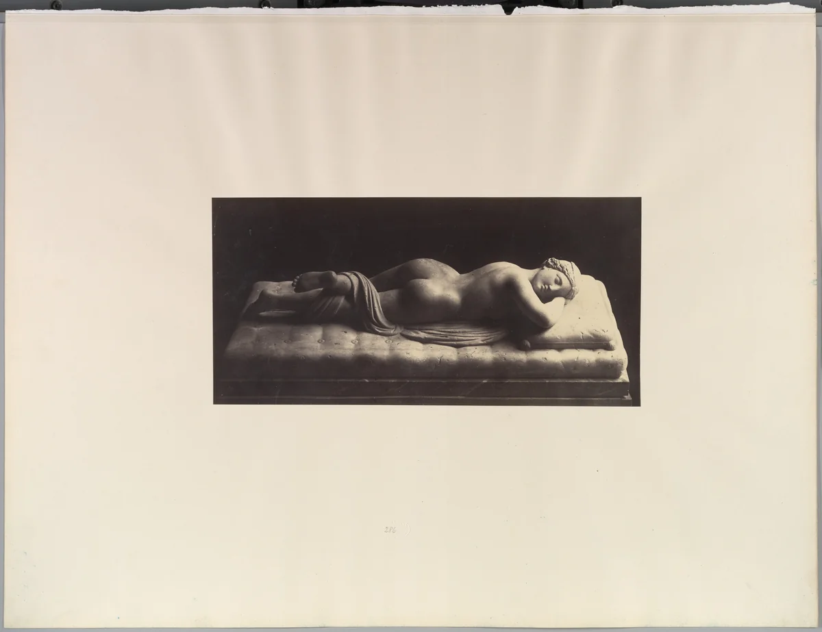 The Hermaphrodite by Robert Macpherson, photograph, 1858-1864