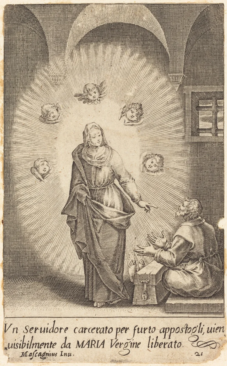 The Delivered Servant by Jacques Callot
Donato Mascagni, print, 1619