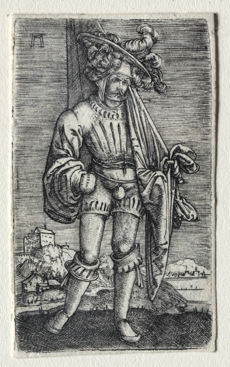 The Little Standard Bearer by Albrecht Altdorfer, print, 1506-1538