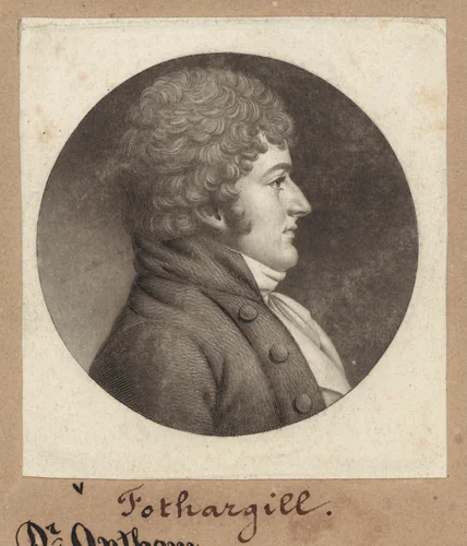 Fothergill by Charles B. J. Févret de Saint-Mémin, print, 1802