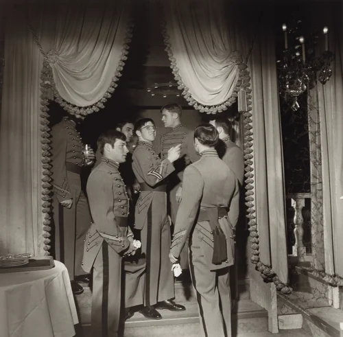Hungarian Ball, New York City by Larry Fink, photograph, 1977