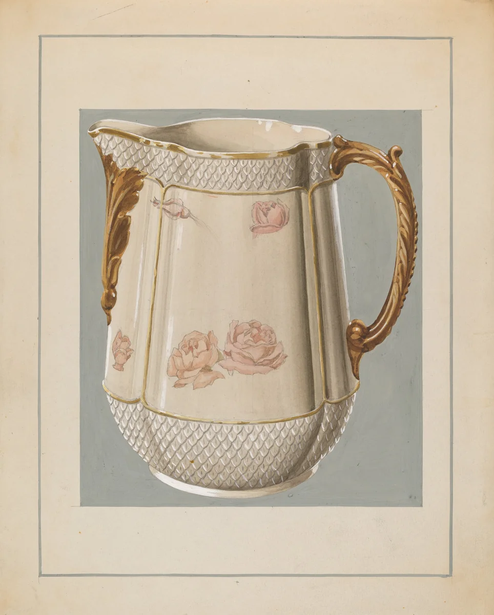Pitcher by American 20th Century, index of american design, 1936