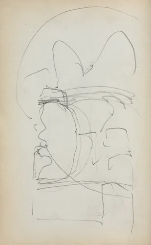 Italian Sketchbook: Abstract Sketch (page 5) by Maurice Prendergast, book, 1898-1899