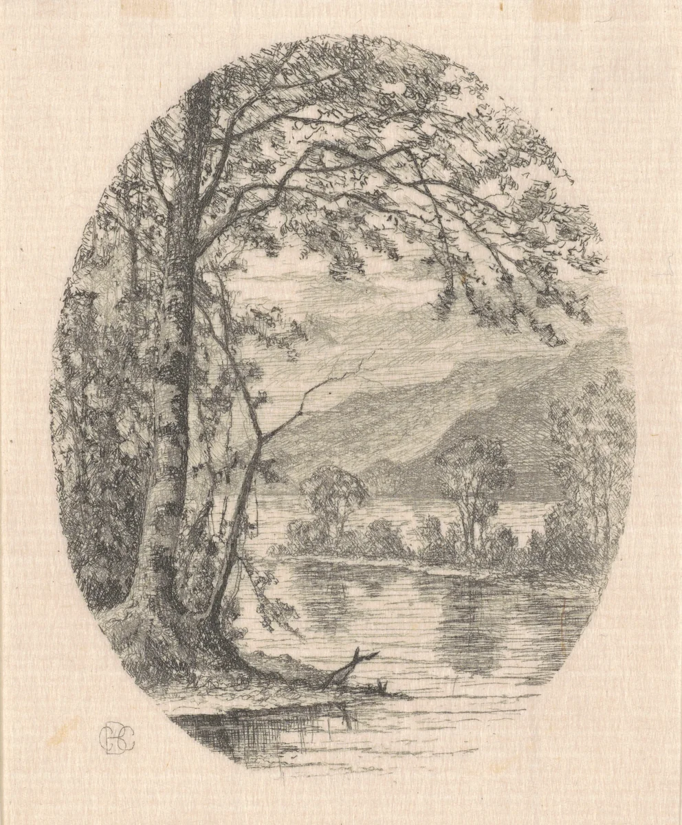 On Green River by Carl Brenner, print, 1870-1888