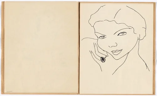 Plate (folio 9) from 591 by Francis Picabia, illustrated book, 1952