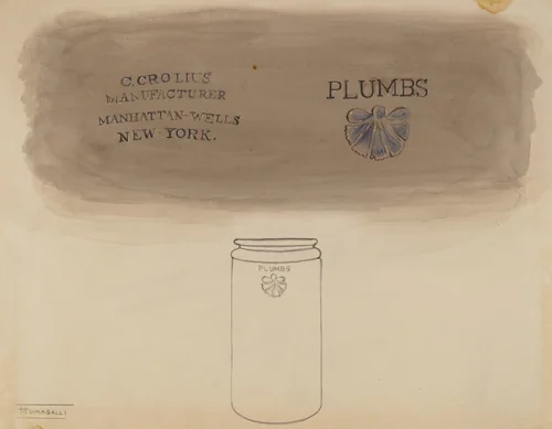 Preserve Jar by Frank Fumagalli, index of american design, 1940