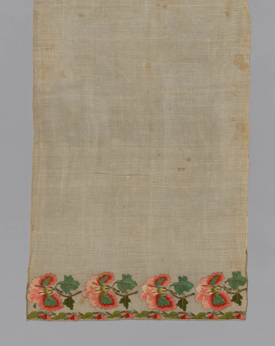 Towel or Napkin by Turkey, textile, 1701-1800