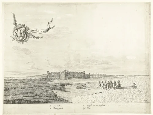 Gezicht op fort Ceulen, ca. 1636-1644 by Jan van Brosterhuyzen, print, 1645-1647