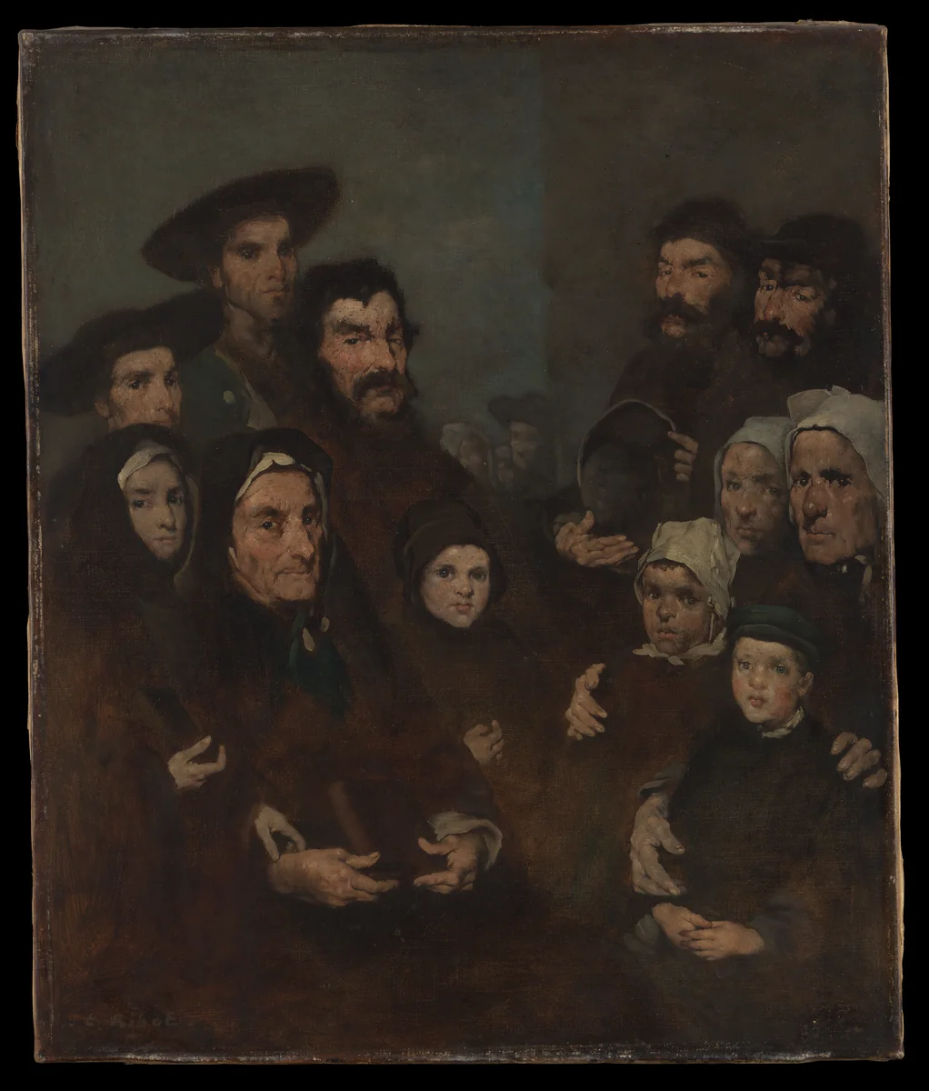 Breton Fishermen and Their Families by Théodule Augustin Ribot, painting, 1860-1891