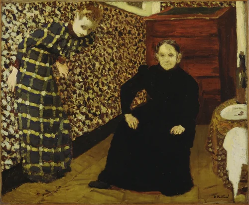 Interior, Mother and Sister of the Artist by Édouard Vuillard, painting, 1893