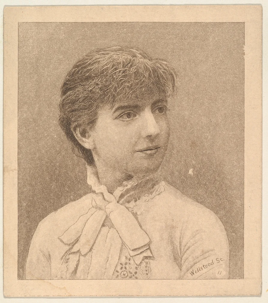 Portrait, from the Women's Portraits series (N198) issued by Wm. S. Kimball & Co. by William S. Kimball & Company, print, 1889
