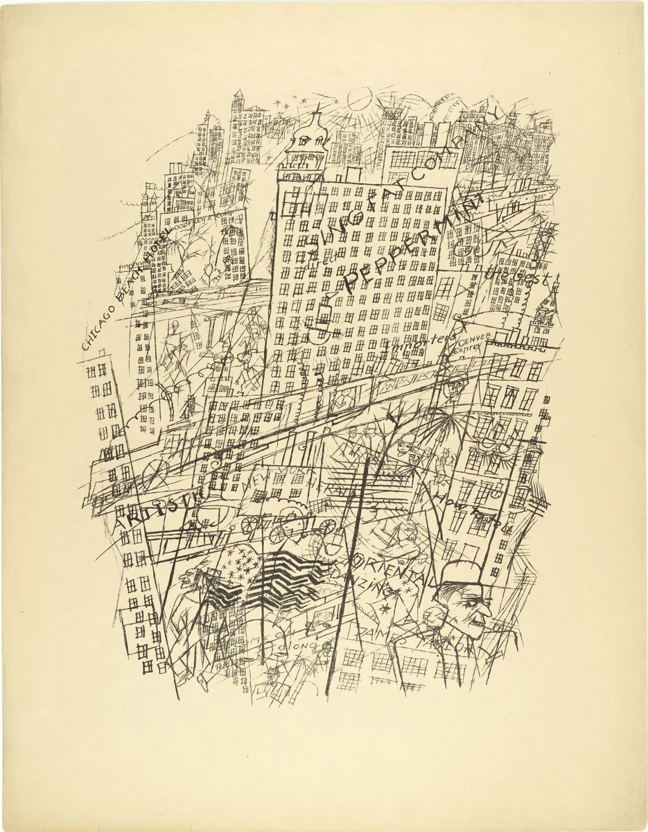 The First George Grosz Portfolio (Erste George Grosz-Mappe) by George Grosz, print, 1916
