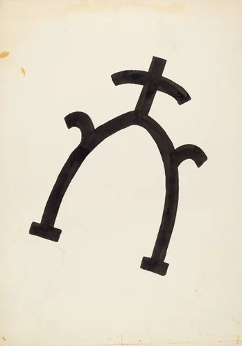 Cattle Brand by J. Henry Marley, index of american design, 1936