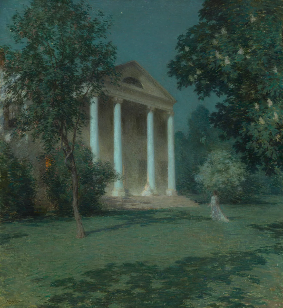 May Night by Willard Leroy Metcalf, painting, 1906