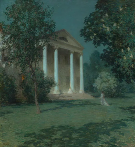 May Night by Willard Leroy Metcalf, painting, 1906