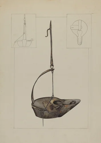 Betty Lamp by Gilbert Boese, index of american design, 1937