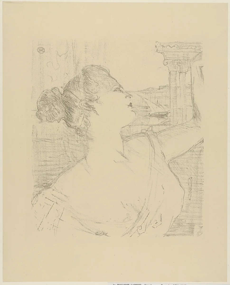 Sybil Sanderson from Portraits of Actors and Actresses: Thirteen Lithographs (Portraits d'Acteurs & Actrices: Treize Lithographies) Sybil Sanderson from Portraits of Actors and Actresses: Thirteen Lithographs (Portraits d'Acteurs & Actrices: Treize Lithographies) by Henri de Toulouse-Lautrec, print, 1898
