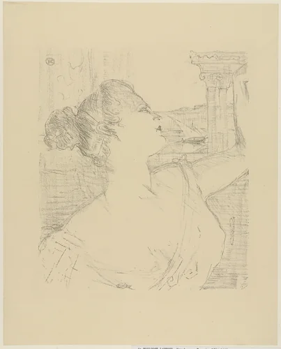 Sybil Sanderson from Portraits of Actors and Actresses: Thirteen Lithographs (Portraits d'Acteurs & Actrices: Treize Lithographies) Sybil Sanderson from Portraits of Actors and Actresses: Thirteen Lithographs (Portraits d'Acteurs & Actrices: Treize Lithographies) by Henri de Toulouse-Lautrec, print, 1898