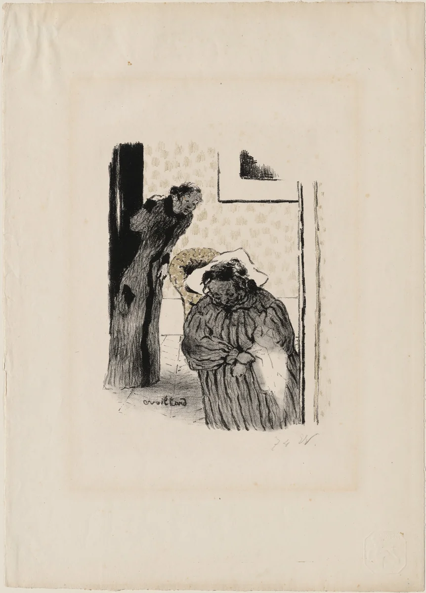 Interior (Intérieur) by Edouard Vuillard, print, 1893