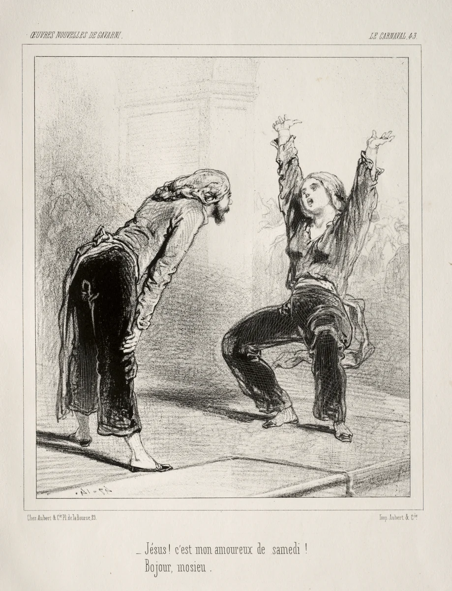 Carnaval by Paul Gavarni, print, 1824-1847