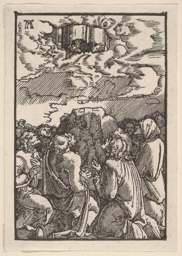 The Ascension of Christ, from "The Fall and Salvation of Mankind Through the Life and Passion of Christ" by Albrecht Altdorfer, print, 1508-1518