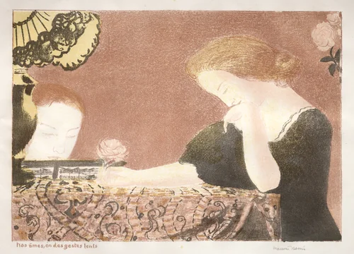 Our Souls, in Languorous Gestures by Maurice Denis, print, 1893-1904