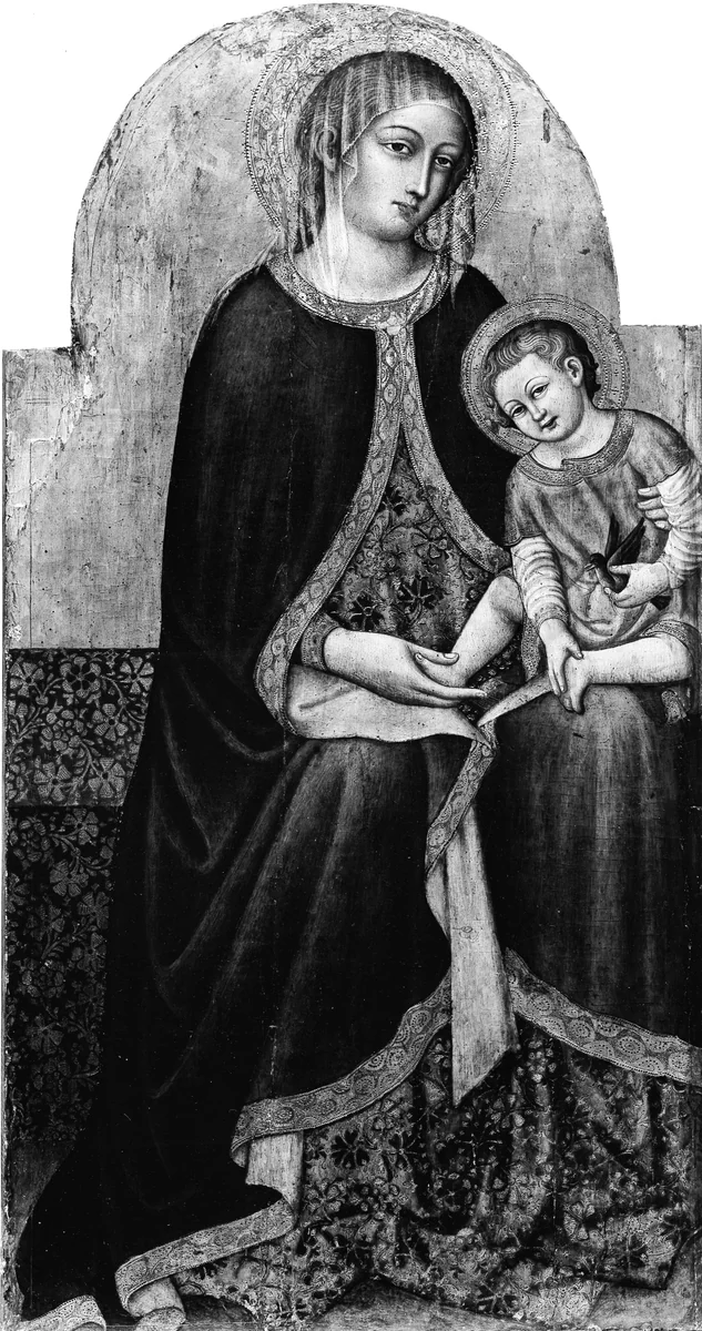 Madonna and Child with Saints by Priamo della Quercia, painting, 1442-1467