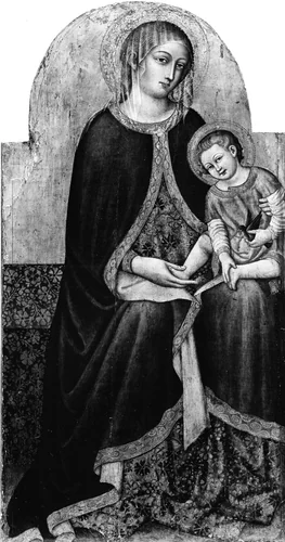 Madonna and Child with Saints by Priamo della Quercia, painting, 1442-1467