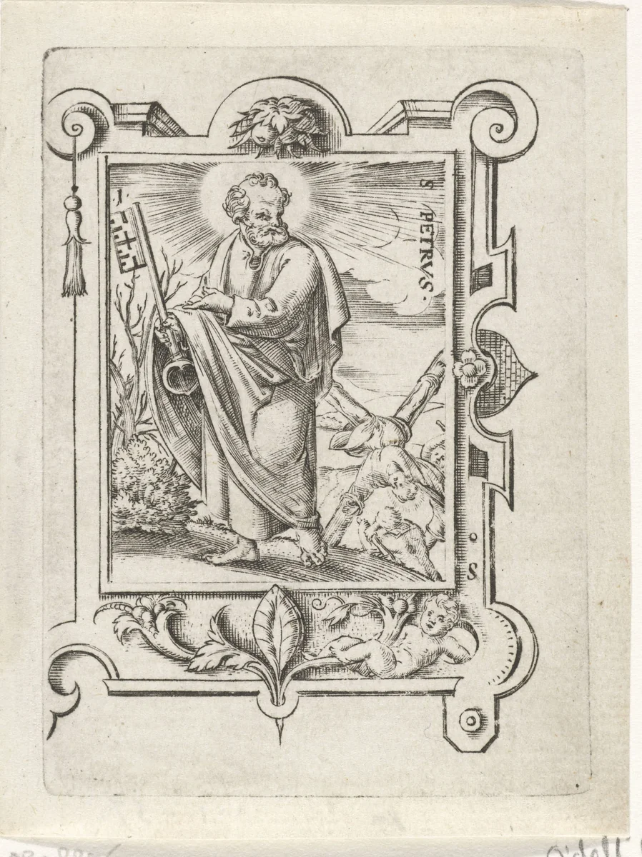 H. Petrus by Virgilius Solis, print, 1524-1562