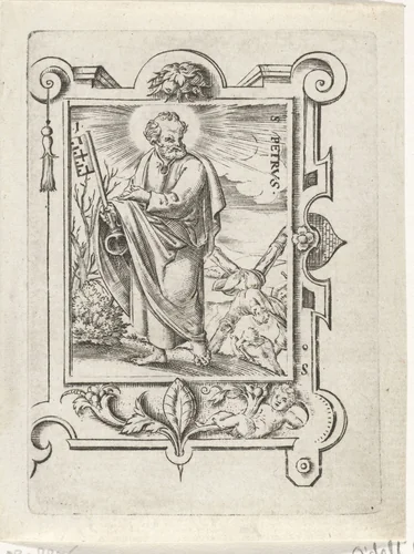 H. Petrus by Virgilius Solis, print, 1524-1562