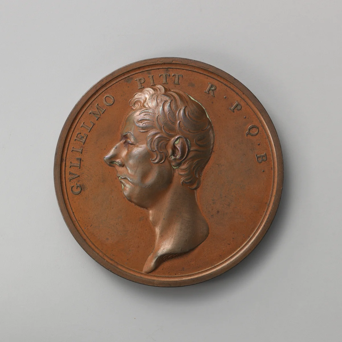 In Memory and Honor of William Pitt, the Younger by Webb, metalwork, 1800-1899