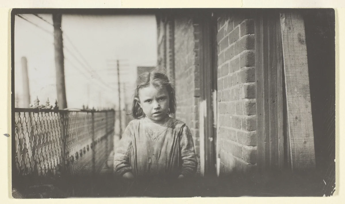 Lilie Stainers, 7 years old. Atlanta, Georgia by Lewis Wickes Hine, photograph, 1915
