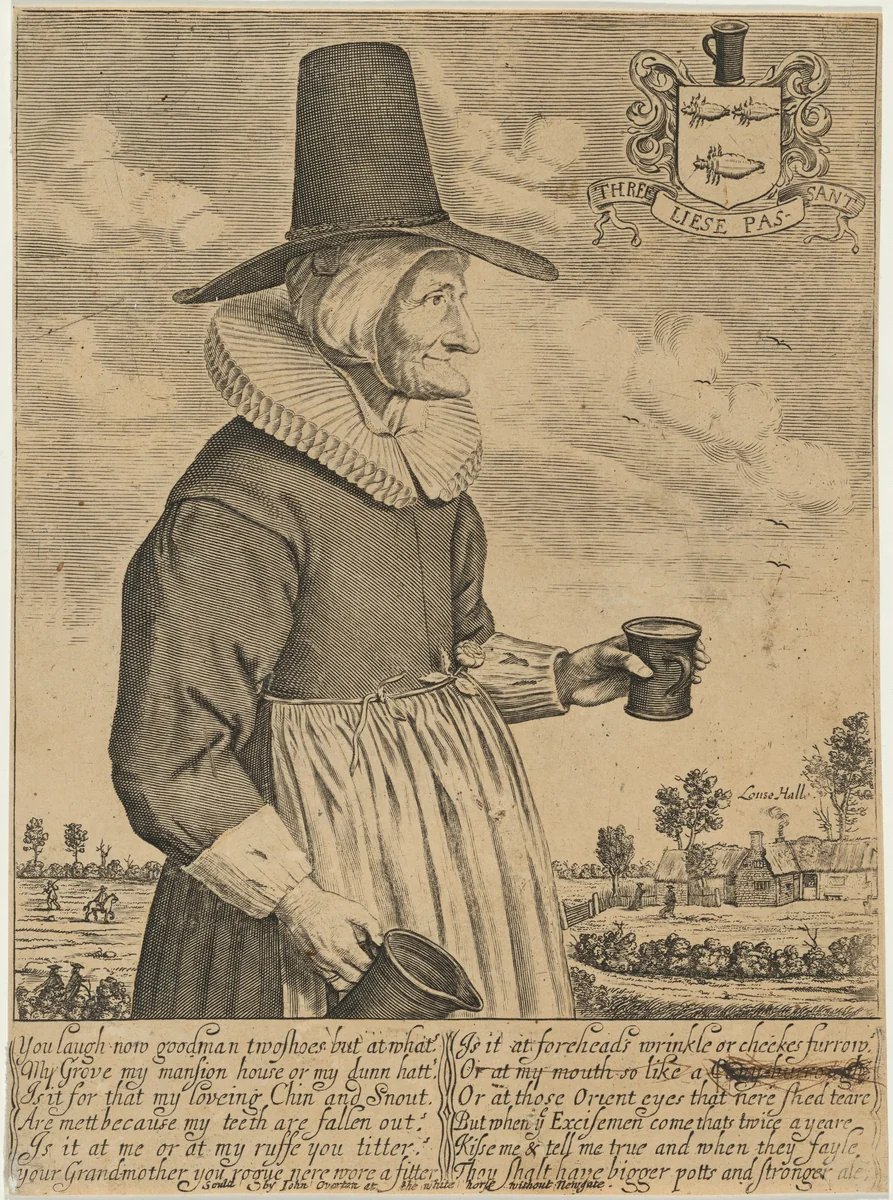 Mother Louse, Keeper of an Ale-House called Louse Hall, near Oxford by David Loggan, print, 1650-1659