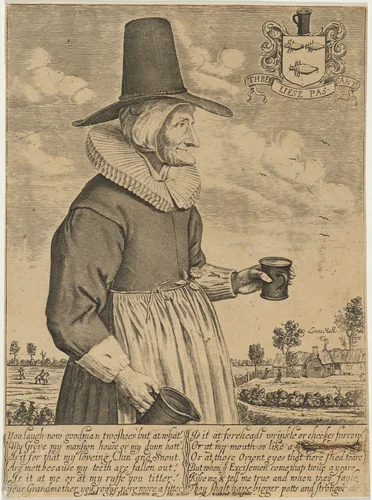 Mother Louse, Keeper of an Ale-House called Louse Hall, near Oxford by David Loggan, print, 1650-1659