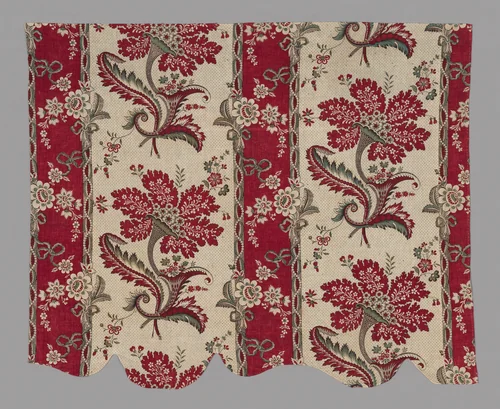 The Flowering Cornucopia (La Corne Fleurie) by J.P. Meillier et Cie., textile, 1789-1850