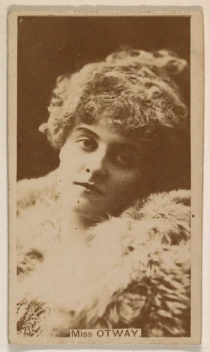 Miss Otway, from the Actresses series (N245) issued by Kinney Brothers to promote Sweet Caporal Cigarettes by Kinney Brothers Tobacco Company, photograph, 1890