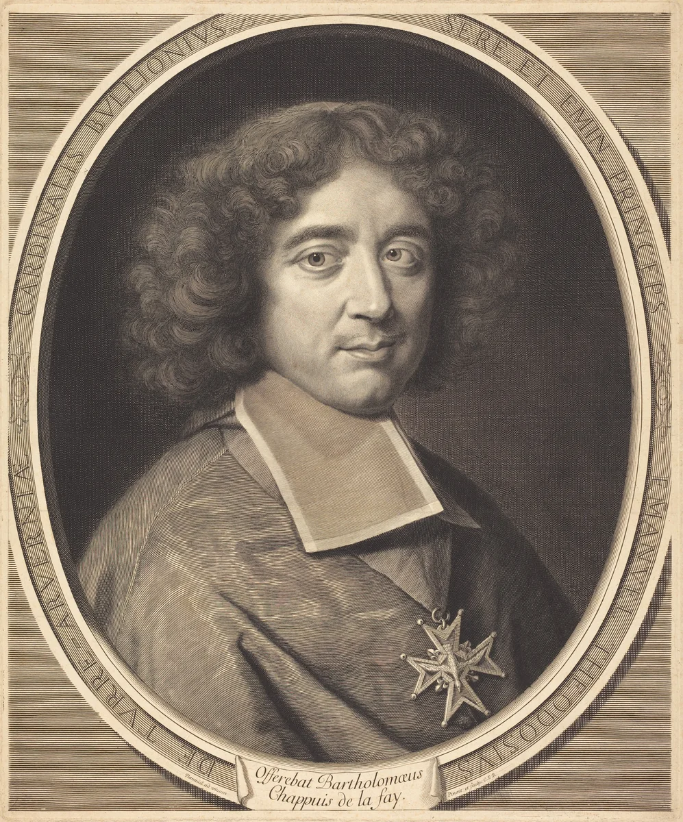 Cardinal de Bouillon by Robert Nanteuil, print, 1678