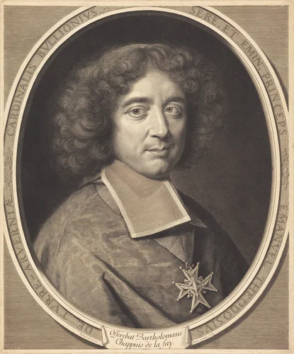 Cardinal de Bouillon by Robert Nanteuil, print, 1678