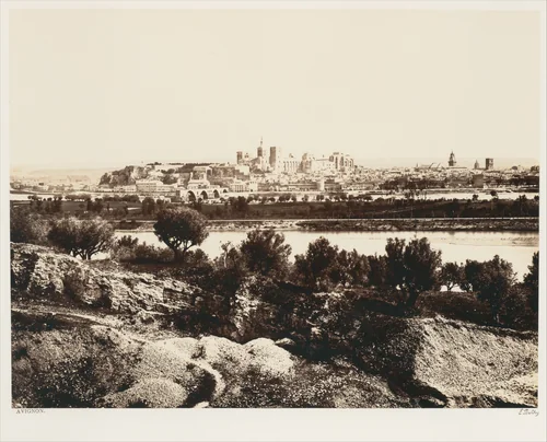 Avignon by Edouard Baldus, photograph, 1859-1862