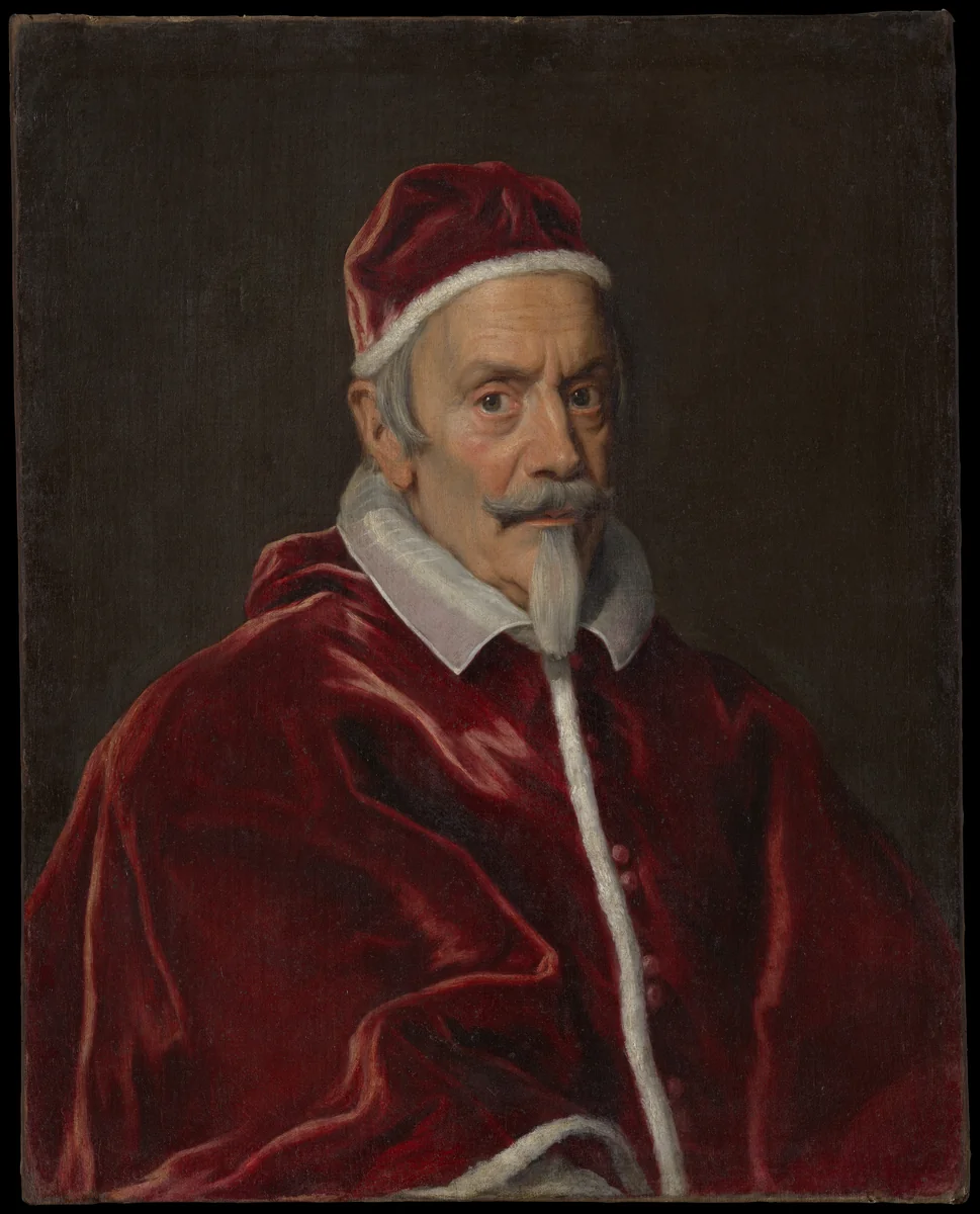 Pope Clement X (1590–1676) by Giovanni Battista Gaulli, painting, 1670-1671