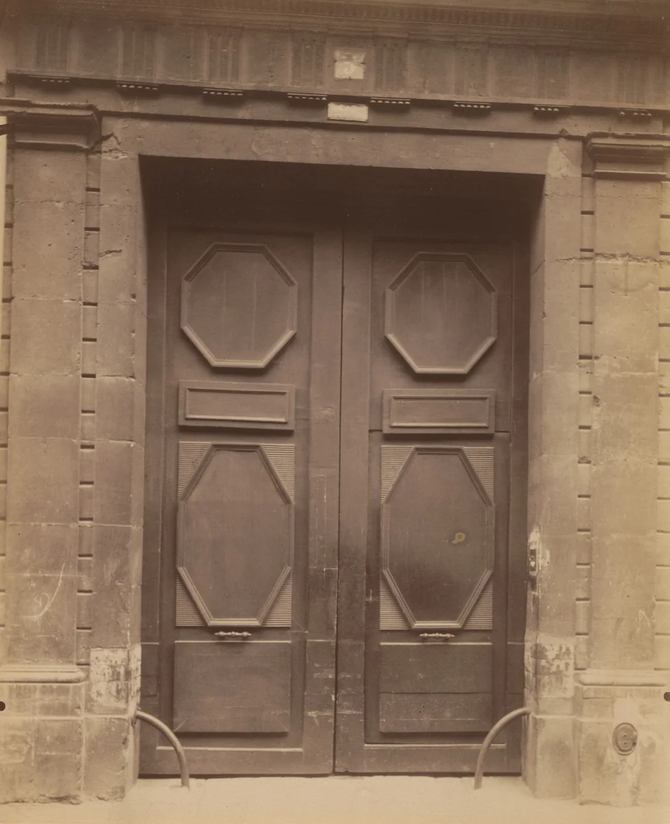 Ancien hôtel Camus, 9 rue Guénégaud by Eugène Atget, photograph, 1905