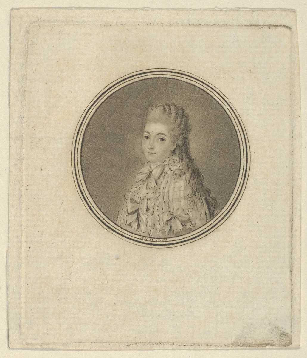 Anne de Chaumont-Guitry, Comtesse d'Amblimont by Pierre-Michel Alix, print, 1780-1817